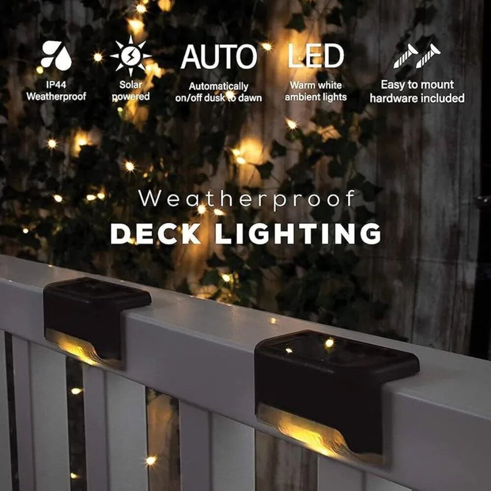 Solar Deck LED Lights- 4pcs/box - Picture 13 of 14